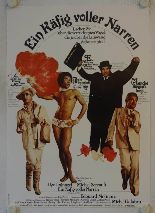 La cage aux folles original release german movie poster